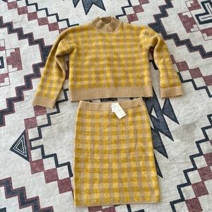 Hem and Thread sweater/skirt set